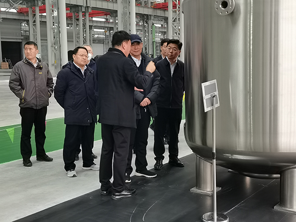 河北省生态环境厅参观正中并对正中公司的环境保护表示认可